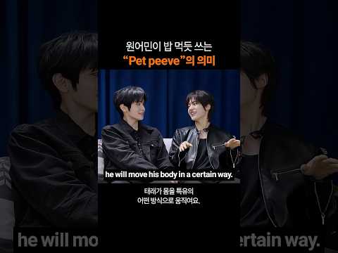 만능 영어표현 "Pet peeve"
