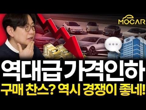 현대기아 전격 가격인하!...EV9은 530만원까지, 테슬라 공세 통했나!