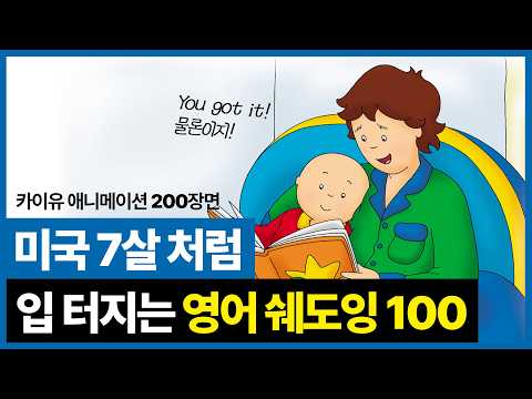 영어 왕초보라면 이 영상부터 보세요.ㅣPDF 무료 다운ㅣ미드보다 실용적인 카이유 쉐도잉 100문장