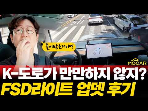 테슬라 FSD 라이트 업데이트! SDV 아니라 라이프가 바뀌네...하지만 큰일날뻔!