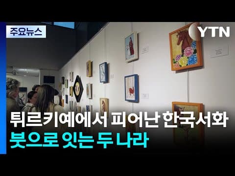 튀르키예에서 피어난 한국서화...붓으로 잇는 두 나라 / YTN