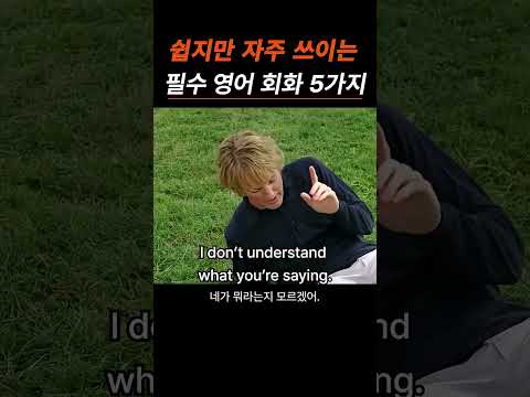 쉽지만 자주 쓰이는 필수 영어 회화 5가지
