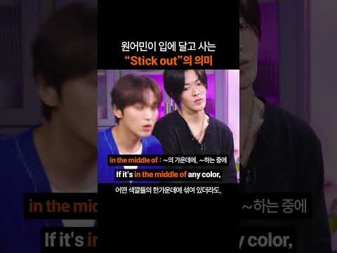 만능 영어표현 "Stick out"