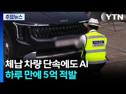 체납 차량 단속에도 AI...하루 만에 5억 적발 / YTN