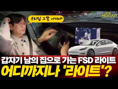 테슬라 FSD 라이트 "아이구 답답해?"...대체 어디까지 바라는걸까?