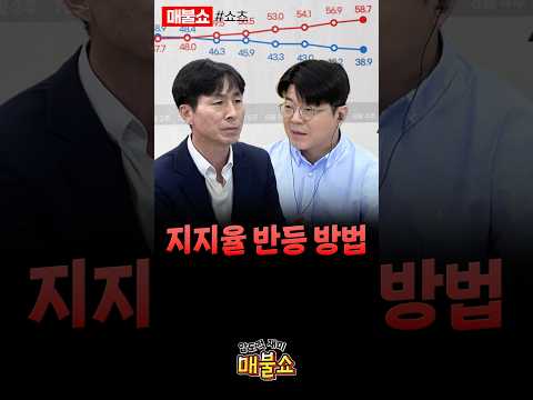 대통령 지지율 반등의 구체적 방법!