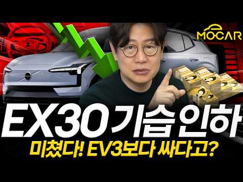 볼보 EX30 761만원 기습 인하! 3500만원대 구입? 테슬라, 기아 EV3보다 싸졌다!