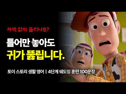 영어가 처음이라면 이 영상부터 보세요.ㅣPDF 무료 다운ㅣ미드보다 재밌는 토이 스토리 100문장