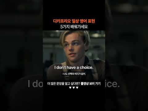 필수 영어 표현 5가지 꼭 배워가세요ㅣ왕초보 영어 회화