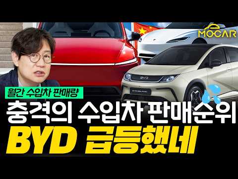 이달의 수입차 판매 순위...테슬라 1만대 돌파, 독3사 합쳐도 안돼? BYD, 폴스타, 중국차 충격!